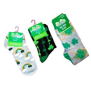 Trio of Lucky St Patrick's Day Socks
